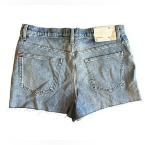 BDG denim blue Jean Mom Shorts country western boho cut off country SZ 31